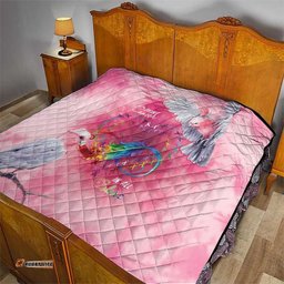 Australia Fight Cancer In All Colors Quilt Galah Pink Tie Dye LT7