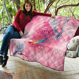 Australia Fight Cancer In All Colors Quilt Galah Pink Tie Dye LT7