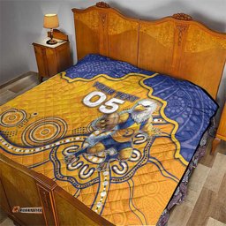 Custom Eagles Football Quilt Aboriginal Dot Art Pattern DT05
