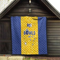 Australian ACT Lawn Bowls Quilt Aussie Minimalist Style LT9