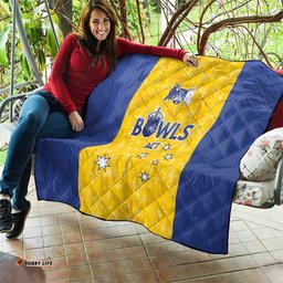 Australian ACT Lawn Bowls Quilt Aussie Minimalist Style LT9