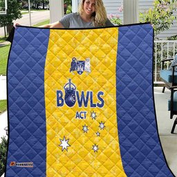 Australian ACT Lawn Bowls Quilt Aussie Minimalist Style LT9