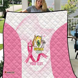 Custom Bowls Australia Breast Cancer Quilt Pink Ribbon Curve Sporty LT14