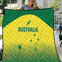 Australia Cricket Quilt Go Champions Aussies LT05