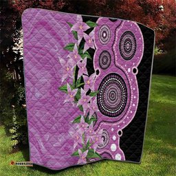 Australia Boronia Quilt Aussie Native Flowers Indigenous Art LT14