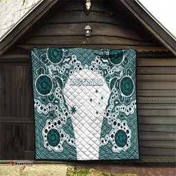 Australia Rugby 2026 Quilt Go Wallabies Aboriginal Pattern White Version LT05
