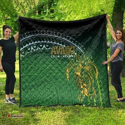 Cook Islands Rugby Kuki Avaiki Quilt Tribal Turtle LT7