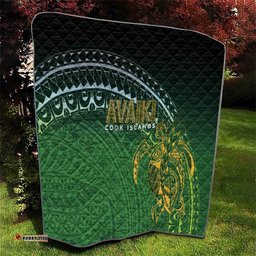 Cook Islands Rugby Kuki Avaiki Quilt Tribal Turtle LT7
