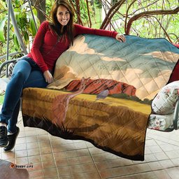 Australia Personalized Quilt Uluru Scenery LT7