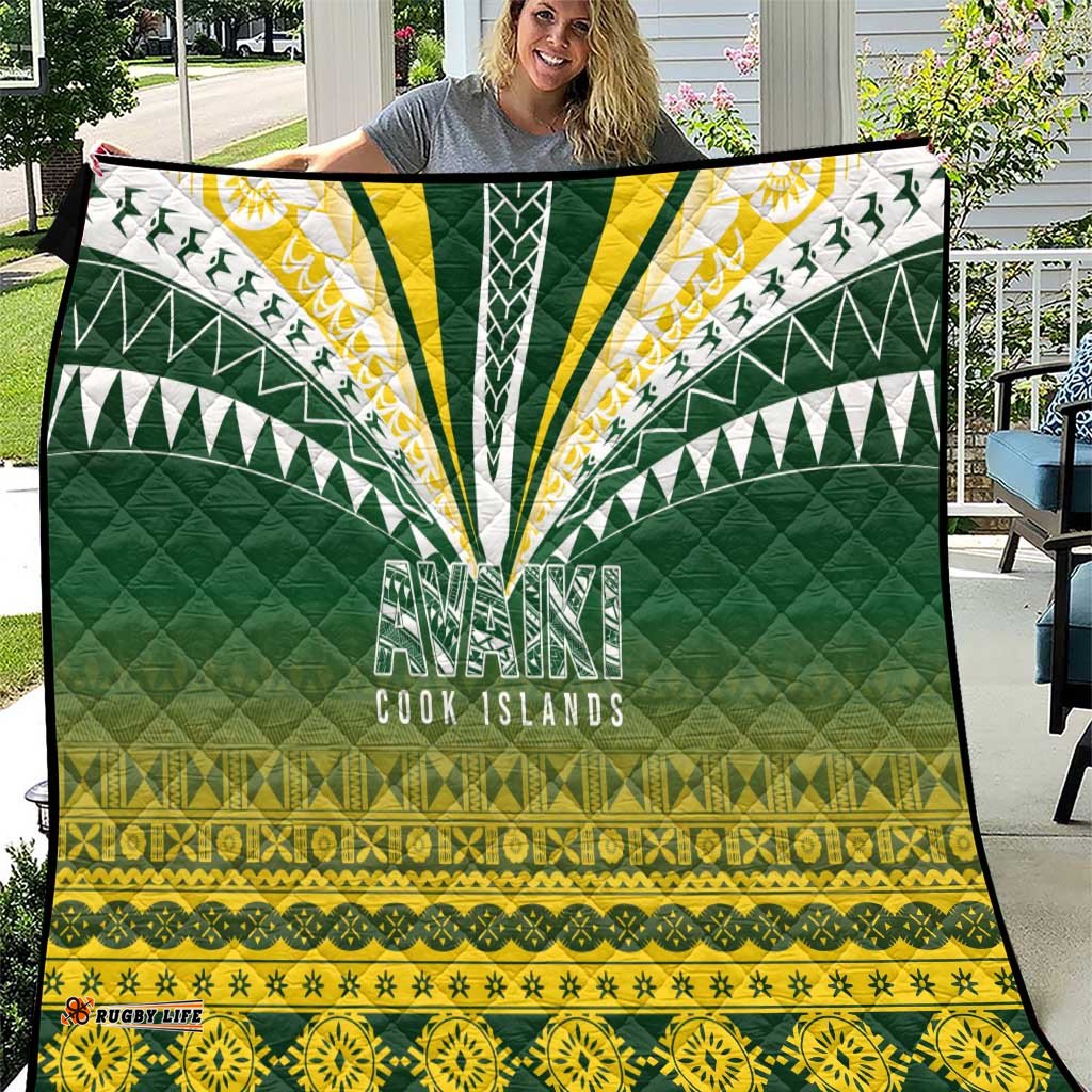 Cook Islands Rugby Quilt Kuki Avaiki LT7
