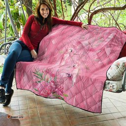 Australia Breast Cancer Awareness Quilt Think Pink Cockatoos Ribbon LT14