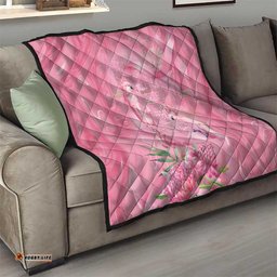 Australia Breast Cancer Awareness Quilt Think Pink Cockatoos Ribbon LT14