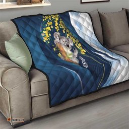 Australia Day Quilt Koala Blue Modern Vibe LT7