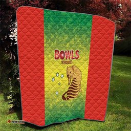 Australian Tasmania Lawn Bowls Quilt Aussie Minimalist Style LT9