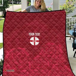 Custom England Rugby 2025 Quilt Go Champions Red Rose LT14