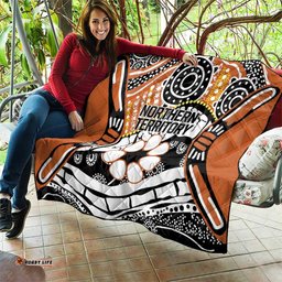 Australian Northern Territory Quilt Aboriginal with Sturt's Desert Rose LT9