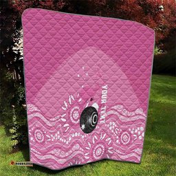 Custom Bowls Australia Breast Cancer Quilt Pink Ribbon Kangaroo Aboriginal Art LT14