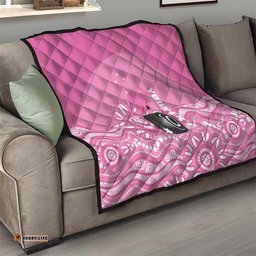 Custom Bowls Australia Breast Cancer Quilt Pink Ribbon Kangaroo Aboriginal Art LT14