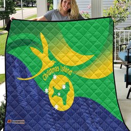 Australia Christmas Island Quilt Wilayah Pulau Krismas Flag Color LT14