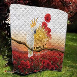 Australia Cockatoo ANZAC Day Quilt Lest We Forget LT05