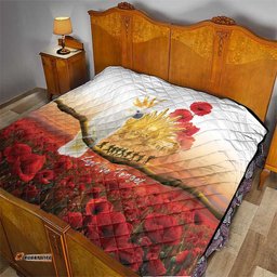 Australia Cockatoo ANZAC Day Quilt Lest We Forget LT05