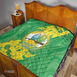 Budgerigar Australia Day Quilt Proud To Be An Aussie Opal National Color LT14