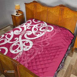 Breast Cancer Awareness Maori Quilt Koru Kowhaiwhai LT7