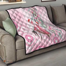 Australia Funny Pink Galah Christmas Quilt Aboriginal Eucalyptus Blossoms Watercolor LT14