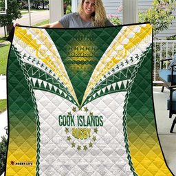 Cook Islands Rugby Quilt Kuki's Aitu Champions LT7