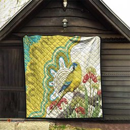 Australia Rock Parrot Quilt Kangaroo Paws Indigenous Art LT14