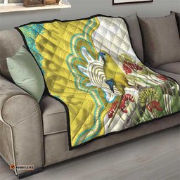 Australia Rock Parrot Quilt Kangaroo Paws Indigenous Art LT14