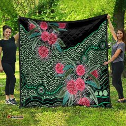 Australia Hakea Quilt Aussie Native Flowers Indigenous Art LT14