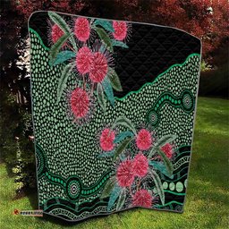 Australia Hakea Quilt Aussie Native Flowers Indigenous Art LT14
