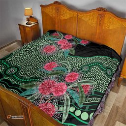Australia Hakea Quilt Aussie Native Flowers Indigenous Art LT14