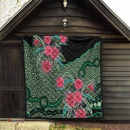 Australia Hakea Quilt Aussie Native Flowers Indigenous Art LT14