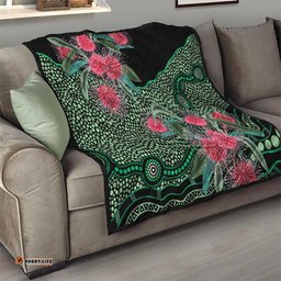 Australia Hakea Quilt Aussie Native Flowers Indigenous Art LT14