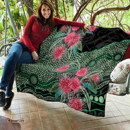 Australia Hakea Quilt Aussie Native Flowers Indigenous Art LT14