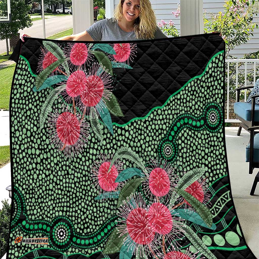 Australia Hakea Quilt Aussie Native Flowers Indigenous Art LT14
