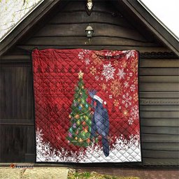 Australia Palm Cockatoo Christmas Quilt Goliath Cockatoo Santa Merry Chrissie LT14