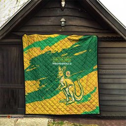 Australia Soccer Quilt 2025 Go Matildas Marble Grunge Style LT14