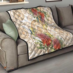Australia Banksia Quilt Aussie Native Flowers Indigenous Art LT14