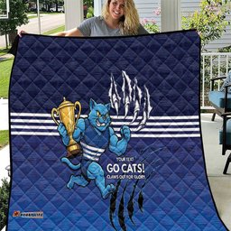 Personalised Geelong Pride Quilt Claws Out for Glory LT9