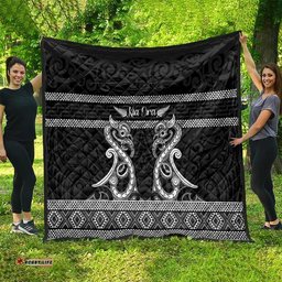 Kia Ora New Zealand Quilt Maori Language Week Pango Taniko Motif LT14