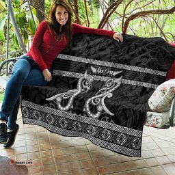 Kia Ora New Zealand Quilt Maori Language Week Pango Taniko Motif LT14