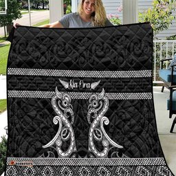 Kia Ora New Zealand Quilt Maori Language Week Pango Taniko Motif LT14