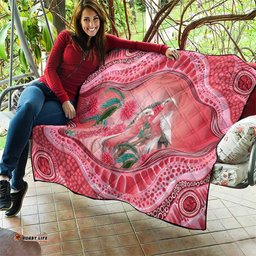 Indigenous Pink Galah Australia Quilt Australian Hakea Aboriginal Art Proud LT14