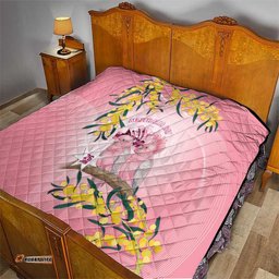 Galah Australia Day Quilt 26th January Golden Wattle Pink Color LT14