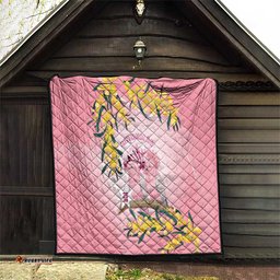 Galah Australia Day Quilt 26th January Golden Wattle Pink Color LT14