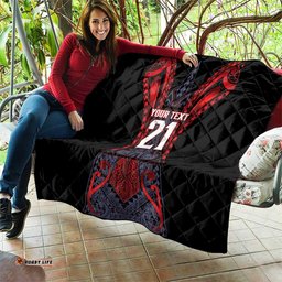 Custom New Zealand Quilt Maori Kiwiana Pattern Tukutuku Motif LT9