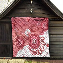 NAIDOC Week 2026 Quilt 50 Years Deadly Dhari Pink Aboriginal Art LT14